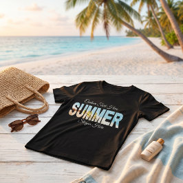 Playera Costera de Vacaciones con Texto Personaliz