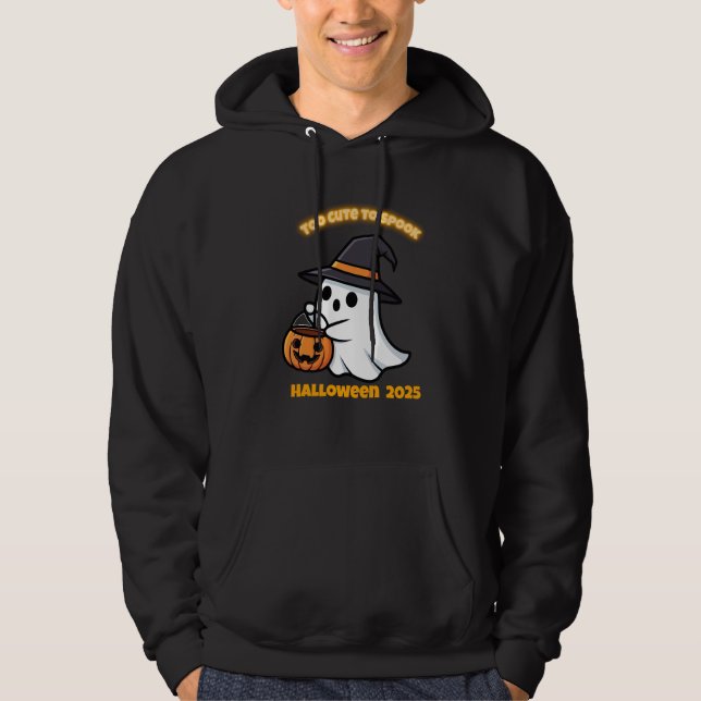 Playera Cute Spook | Fantasma Kawaii Minimalista H (Anverso)