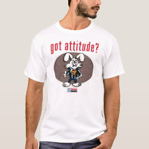 Playera de actitud TOUGH BUNNY