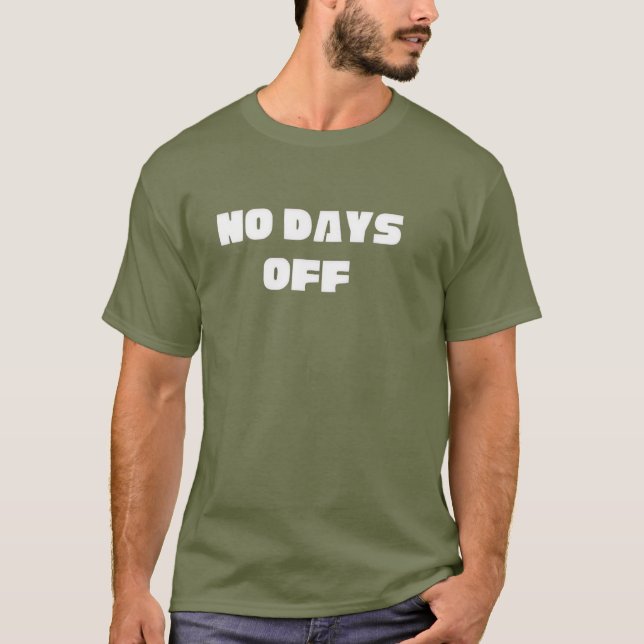 Playera de Entrenamiento Unisex Sin Días Libres (Anverso)