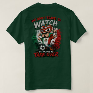 Playera de fanático de fútbol luchador de México