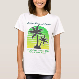 Playera de fin de semana de chicas Personalizable