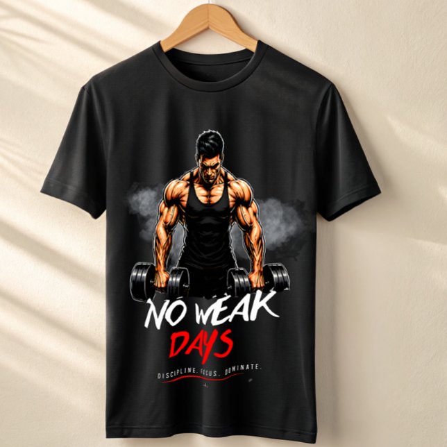 Playera de Gimnasio No Weak Days – Entrenamiento S (Subido por el creador)