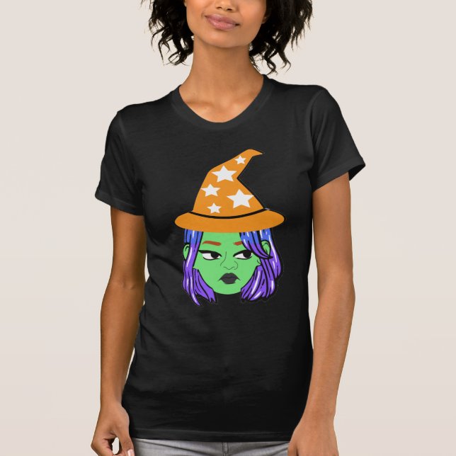 Playera de Halloween, Bruja enojada (Anverso)