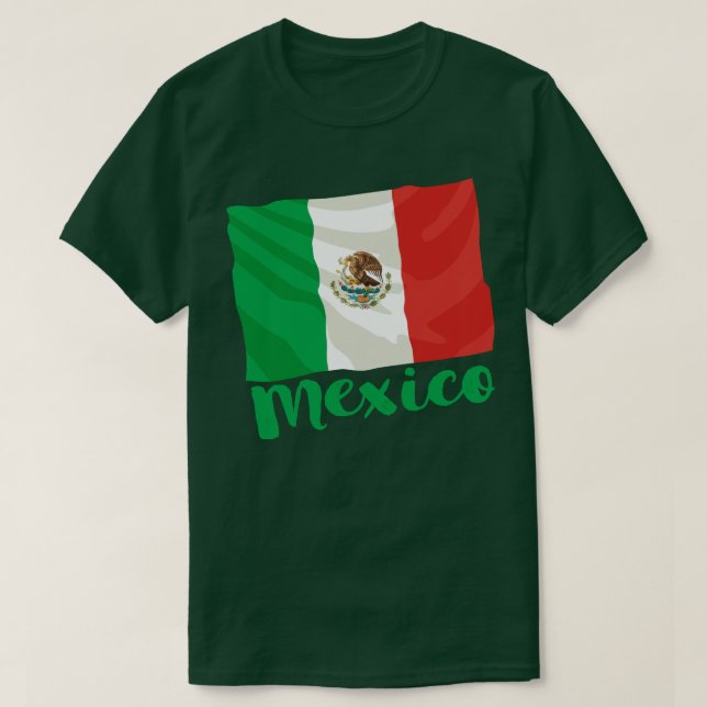 Playera de la Bandera de México (Diseño del anverso)