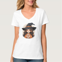 Playera de Mujer | Camiseta de Halloween con Estét