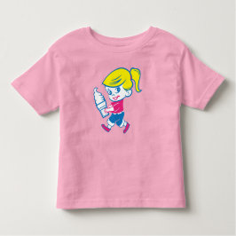 Playera de niña con helado para niños pequeños 