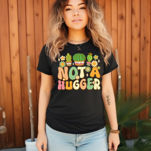 Playera de No Abrazar Divertida Cactus Sarcástico 