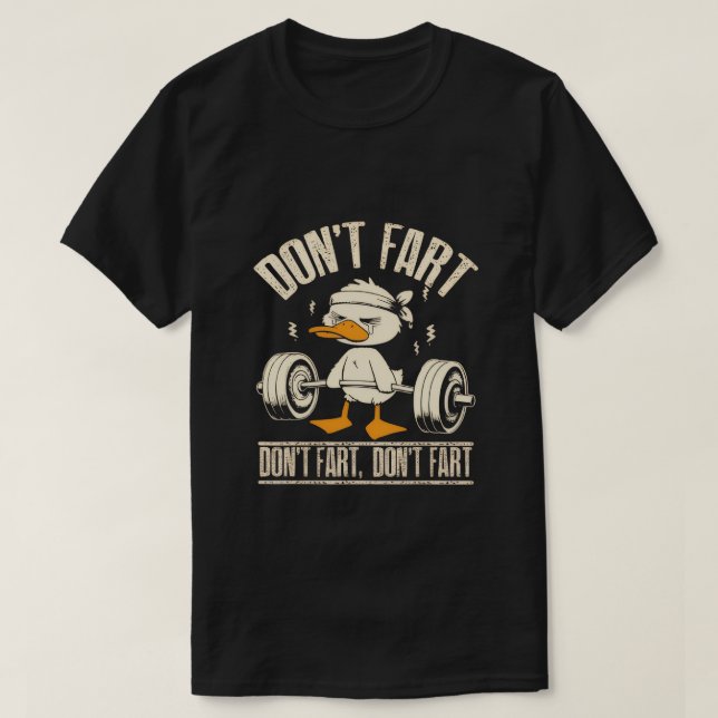 Playera de pato de gimnasio "No Te Pedes" (Diseño del anverso)