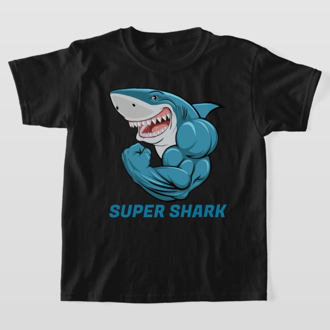Playera de Super Tiburón para Niños (Distribución)