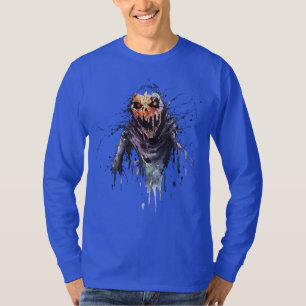 Playera de terror de criatura de calabaza de pesad