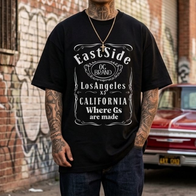 Playera del lado este de Los Ángeles (East Side Los Angeles T-shirt)