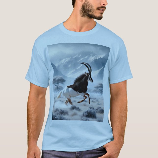 Playera fantasy sable antelope (Anverso)