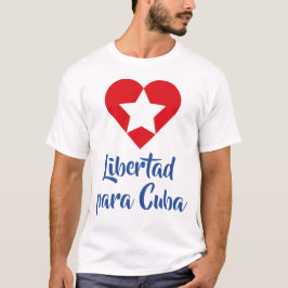 Playera Freedom for Cuba
