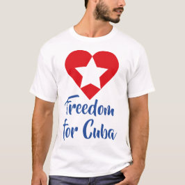 Playera Freedom for Cuba