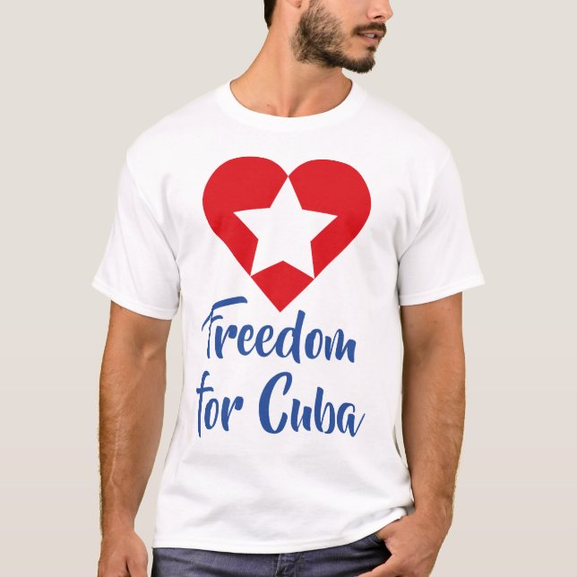 Playera Freedom for Cuba (Anverso)