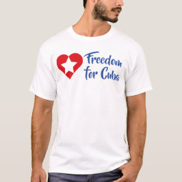 Playera Freedom for Cuba