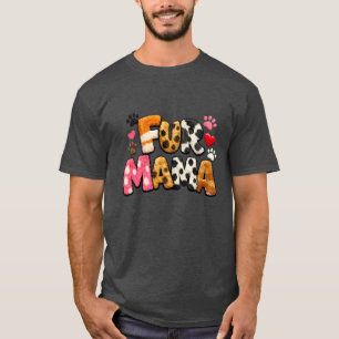 Playera Fur Mama Regalo adorable para amantes de