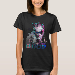 Playera Glitch Cyberpunk – Camiseta Broken Face Y2