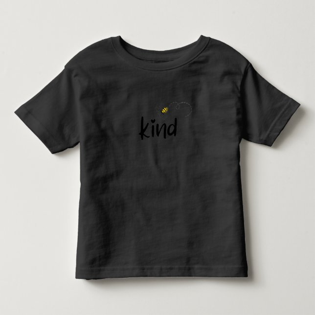 Playera Gráfica minimalista "amable" - Algodón Neg (Anverso)