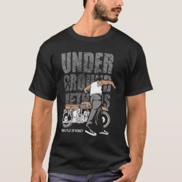 Playera gráfica Under Ground Riders – Bicicleta Vi