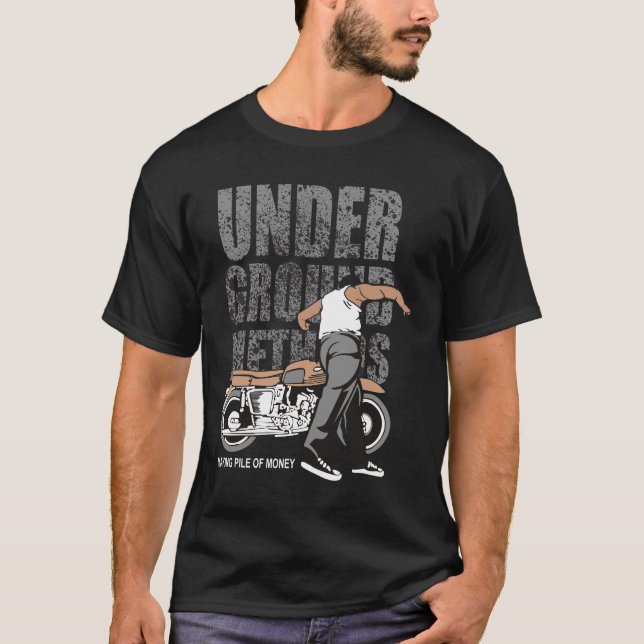 Playera gráfica Under Ground Riders – Bicicleta Vi (Anverso)