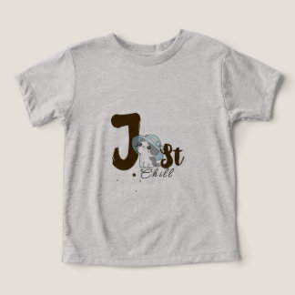Playera Gris 'Just Chill' para Mujeres – Relajada