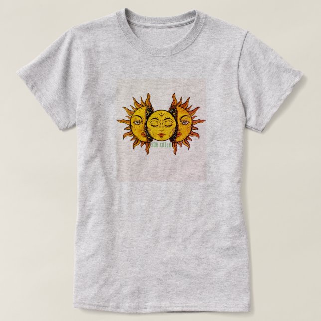 Playera Hippie Sol (Diseño del anverso)