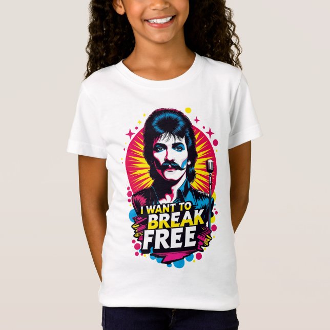 Playera I Want to Break Free (Anverso)