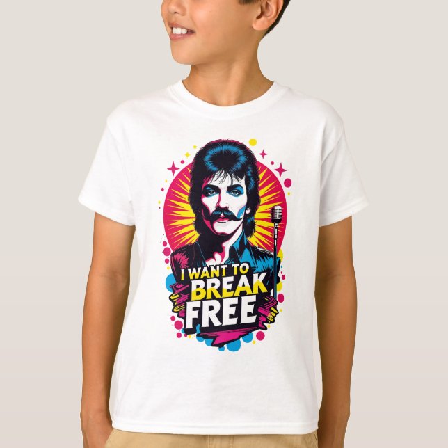 Playera I Want to Break Free (Anverso)