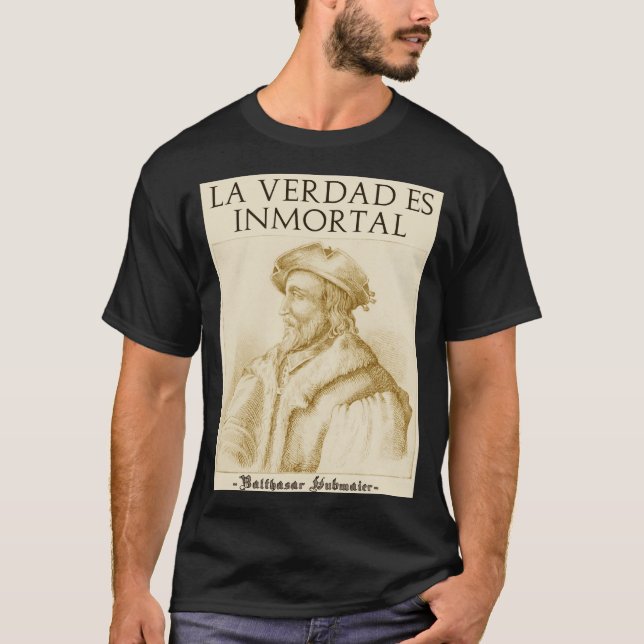 Playera La Verdad Es Inmortal(Gold) (Anverso)