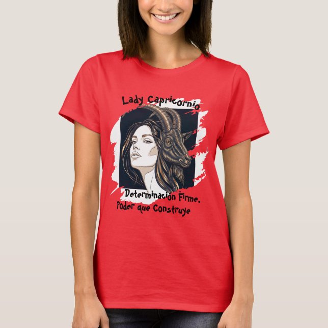 Playera Lady Capricornio (Anverso)