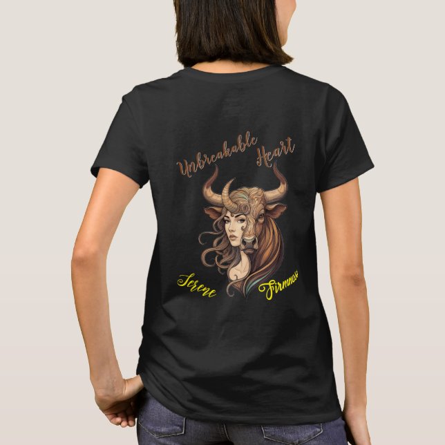 Playera Lady Tauro – Fuerza terrenal (Reverso)