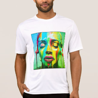 playera ligera en blanco