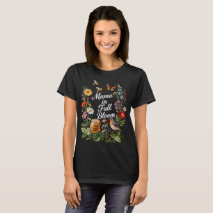 Playera Mama en plena floración – Playera floral p