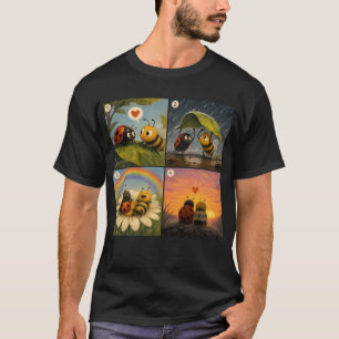 Playera Mariquita y abeja: Un dulce primer momento