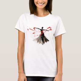 Playera minimalista Danza