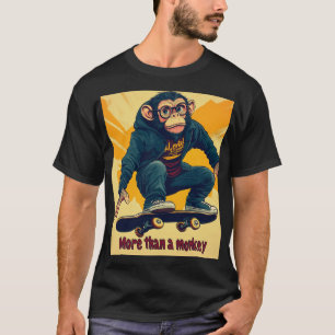Playera monkey skater