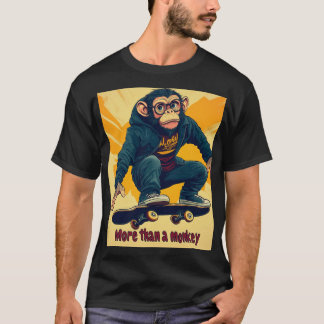 Playera monkey skater 