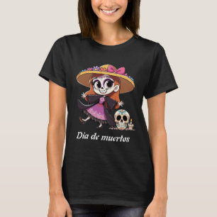 Playera negra mujer catrina