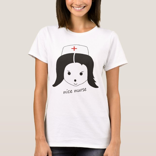 playera “nice nurse " (Anverso)
