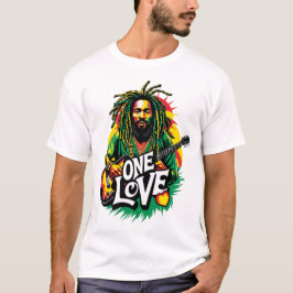 Playera One Love el Rey del Reggae