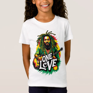 Playera  One Love el Rey del Reggae