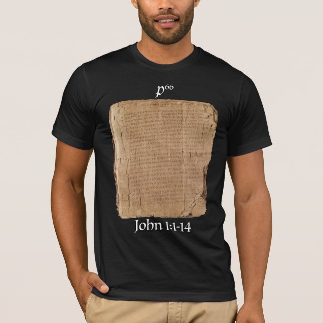 Playera P66 Jn 1:1-14 - Premium (Anverso)