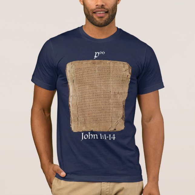 Playera P66 Jn 1:1-14 - Premium (Anverso)
