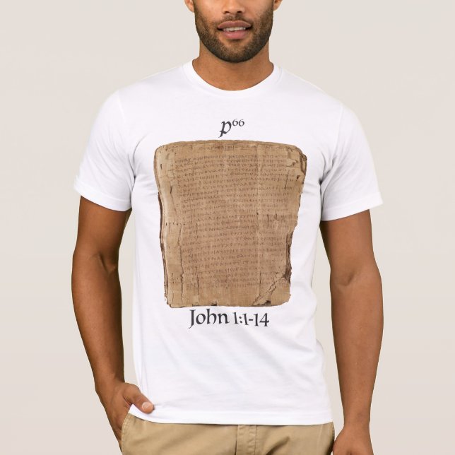 Playera P66 Jn 1:1-14 - Premium (Anverso)