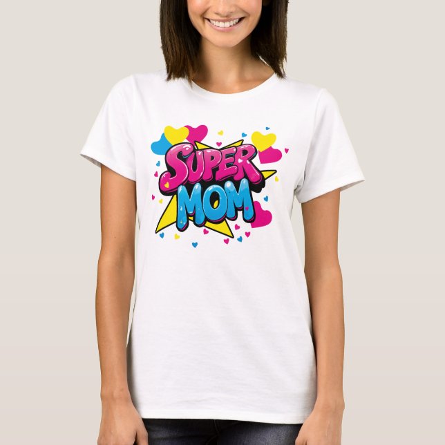 Playera para Mamás Extraordinarias (Anverso)
