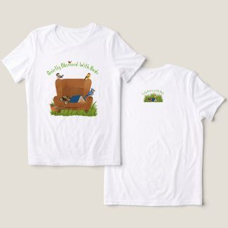 Playera para mujeres de amor por las aves