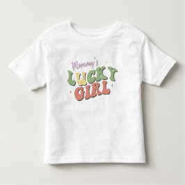 Playera para Niña Pequeña - La Suerte de Mamá