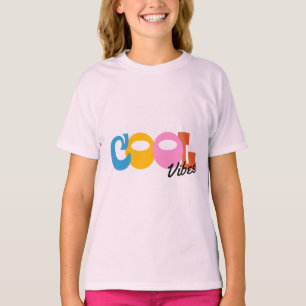 Playera para niñas Cool Vibes